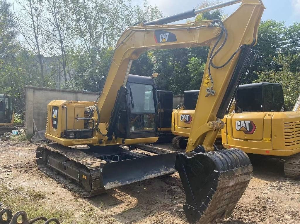 2024 Caterpillar 308E2 mini excavator, front three-quarter view 2024 Caterpillar 308E2 mini excavator, front three-quarter view