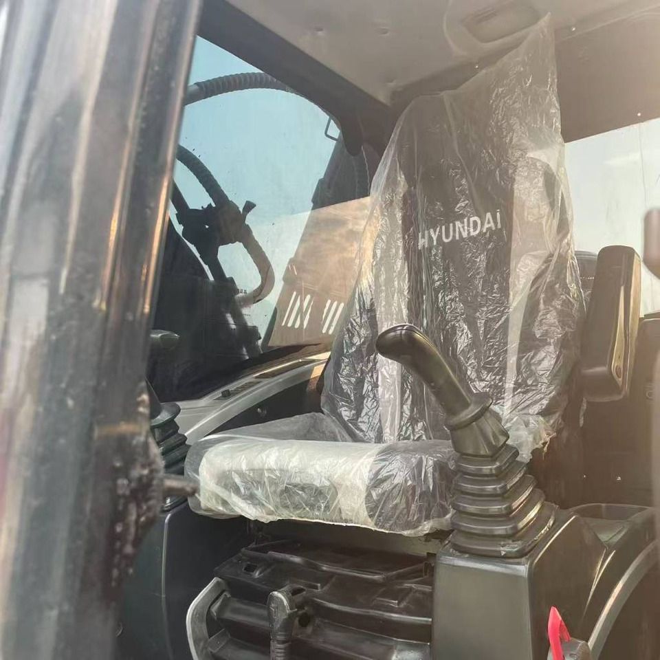 2023 Hyundai 220 crawler excavator interior cab view 2023 Hyundai 220 crawler excavator interior cab view