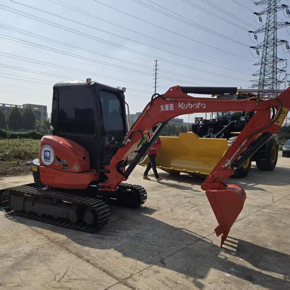 2024 Kubota U35 mini excavator, side view