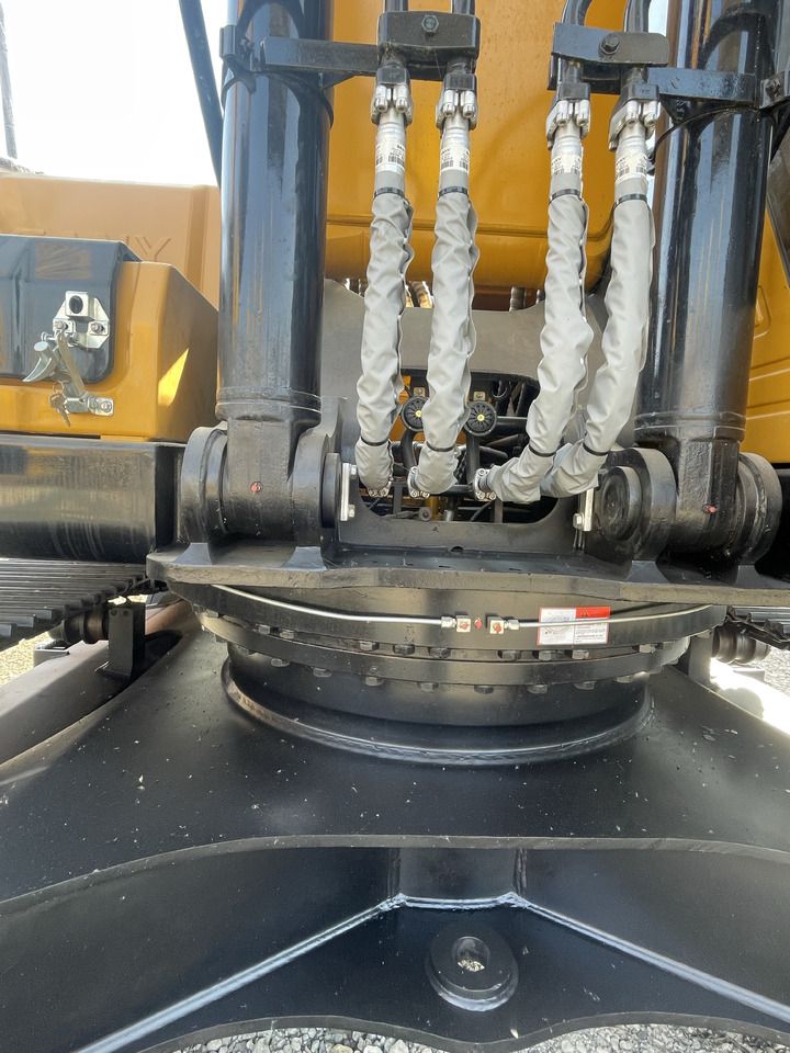 2023 Sany SY335H crawler excavator swing bearing and hydraulic lines