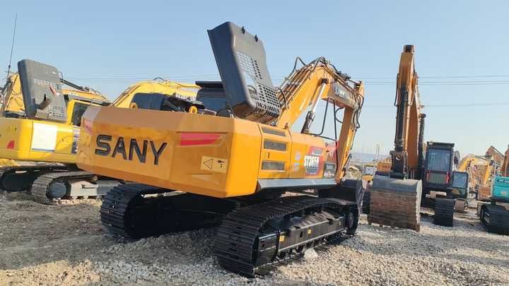 2023 Sany 365H crawler excavator, rear three-quarter view