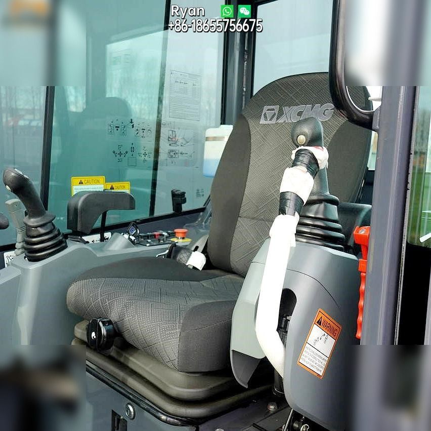2025 XCMG XE20E mini excavator interior cab view 2025 XCMG XE20E mini excavator interior cab view