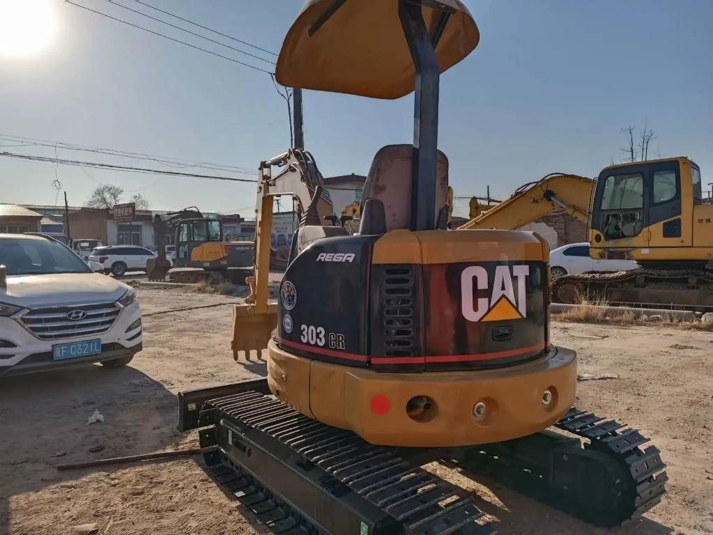 2022 Caterpillar 303 CR mini excavator rear view 2022 Caterpillar 303 CR mini excavator rear view