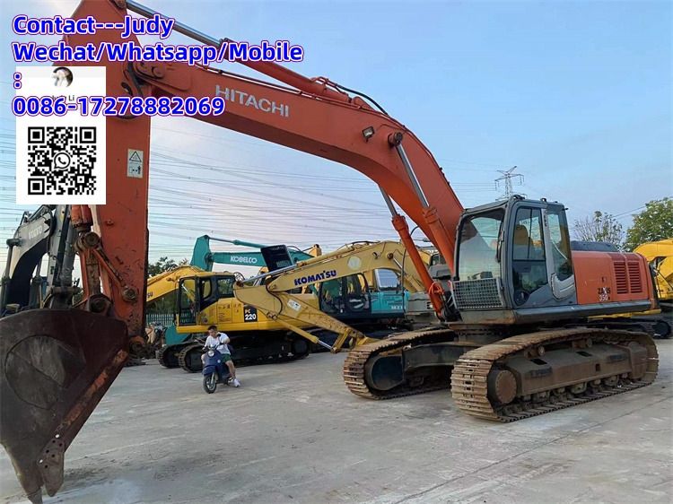 2020 Hitachi Zaxis 350 crawler excavator, side profile view 2020 Hitachi Zaxis 350 crawler excavator, side profile view