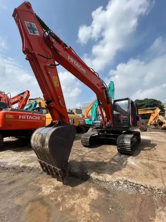 2016 Hitachi ZX200 crawler excavator, front three-quarter view