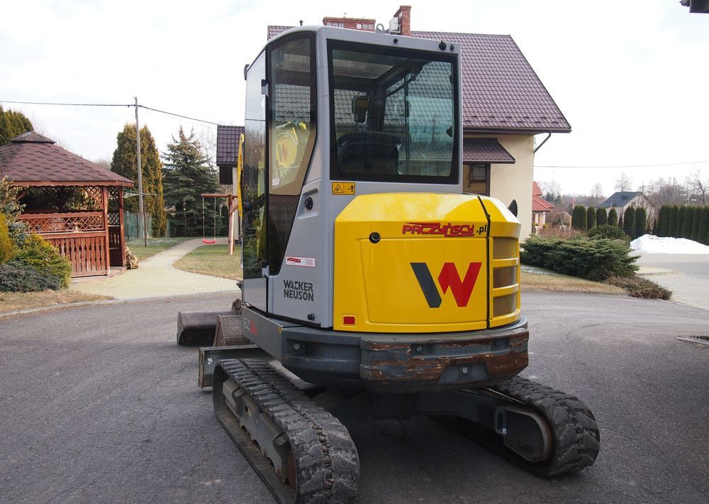 2018 Wacker Neuson EZ36 mini excavator, rear three-quarter view 2018 Wacker Neuson EZ36 mini excavator, rear three-quarter view