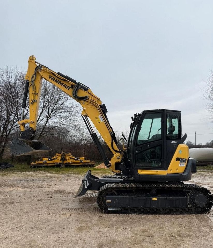 2021 Yanmar SV100-2PB crawler excavator, side profile view 2021 Yanmar SV100-2PB crawler excavator, side profile view