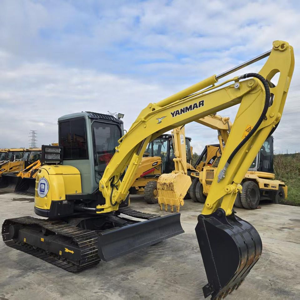 2021 Yanmar VIO55 mini excavator, side view