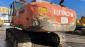 2012 Hitachi ZX350LC-5B crawler excavator rear view 2012 Hitachi ZX350LC-5B crawler excavator rear view
