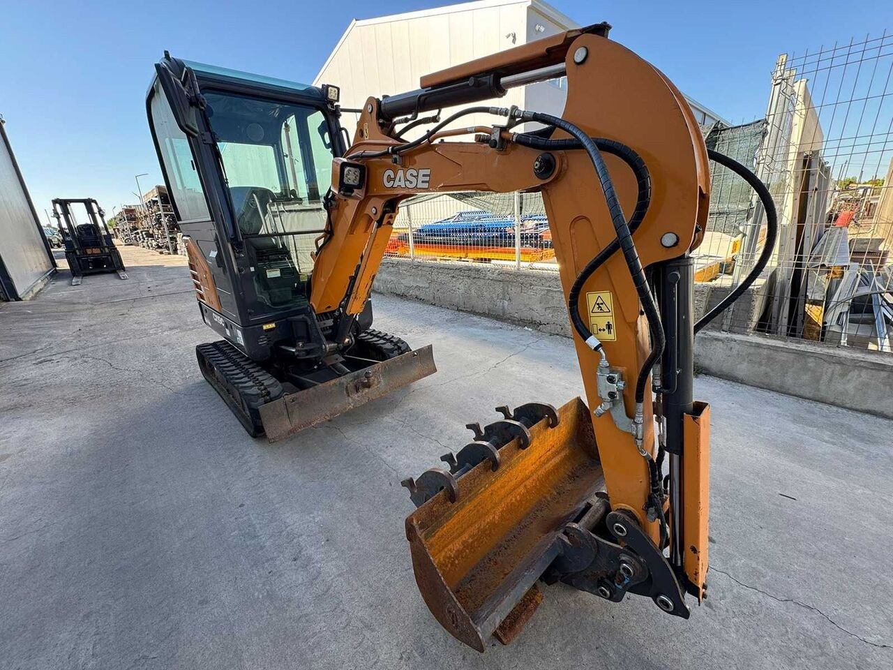 2022 CASE CX19C mini excavator, front three-quarter view 2022 CASE CX19C mini excavator, front three-quarter view