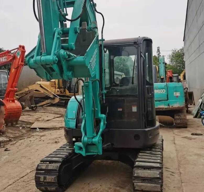 2024 Kobelco SK55SR-5 mini excavator, front three-quarter view