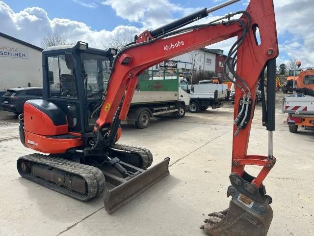 2015 Kubota KX101-3 ALPHA 3 mini excavator, side view