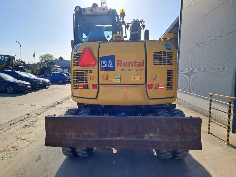 2023 Komatsu PW98MR-11E0 wheel excavator, rear view 2023 Komatsu PW98MR-11E0 wheel excavator, rear view