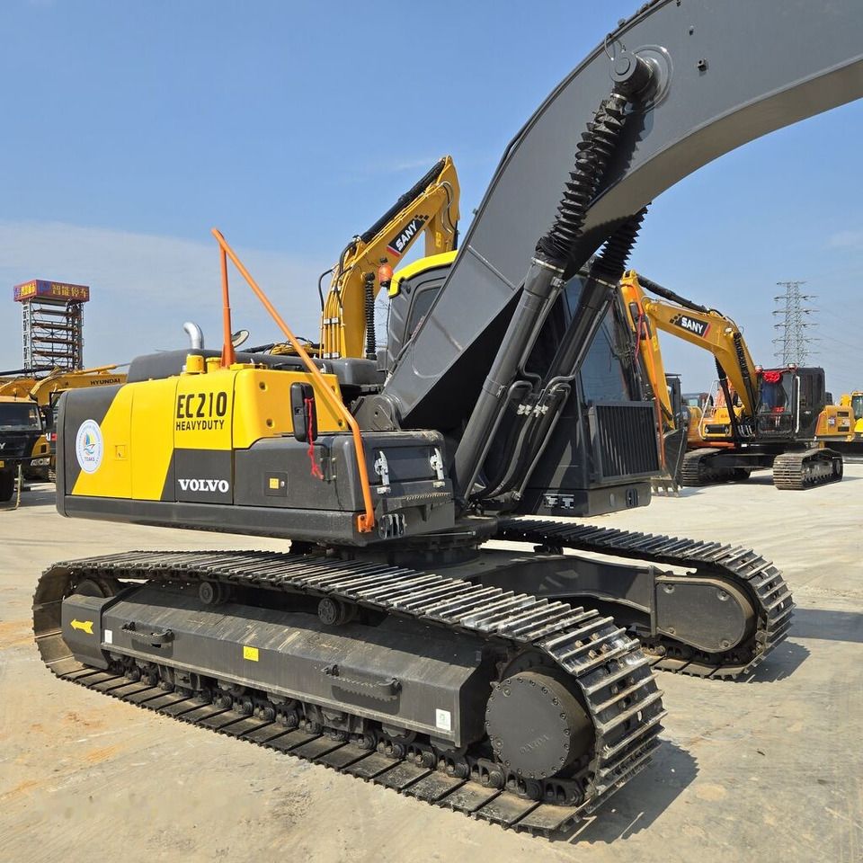 2023 Volvo EC210 crawler excavator, rear three-quarter view 2023 Volvo EC210 crawler excavator, rear three-quarter view