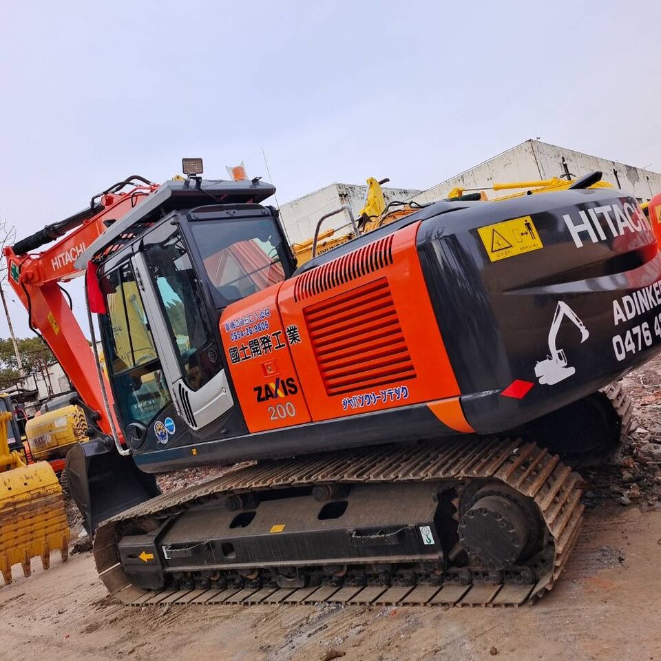 2024 Hitachi Zaxis 200 crawler excavator, rear three-quarter view