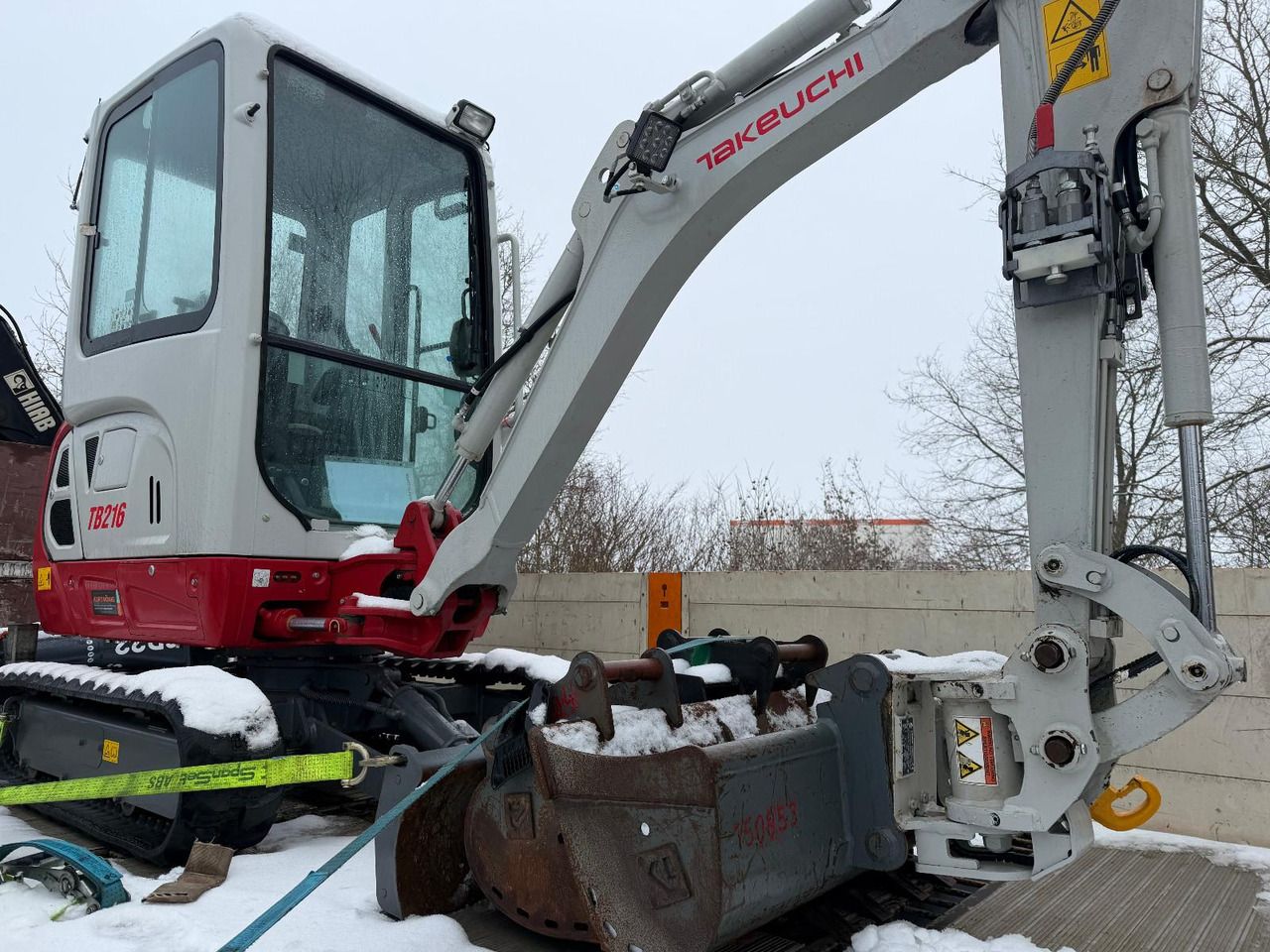 2023 Takeuchi TB216 V4 mini excavator, side view 2023 Takeuchi TB216 V4 mini excavator, side view