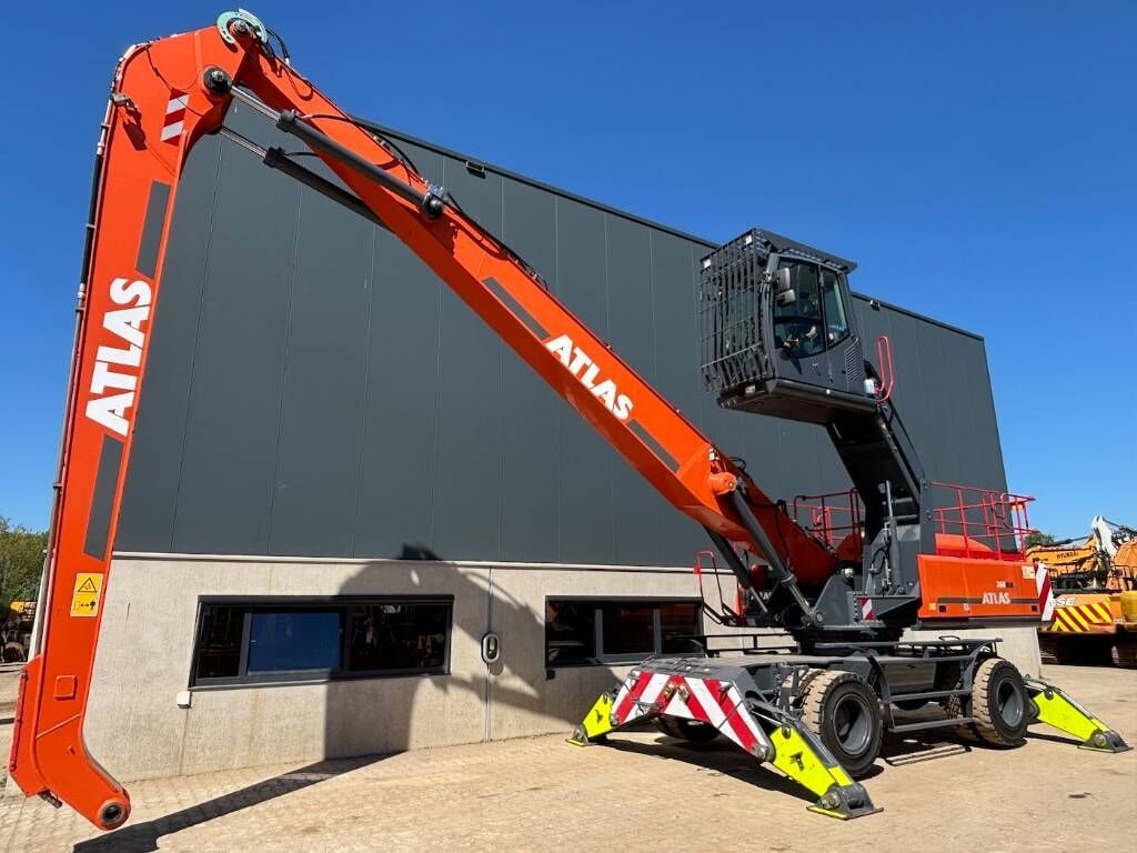2023 Atlas 350MH material handler, side view