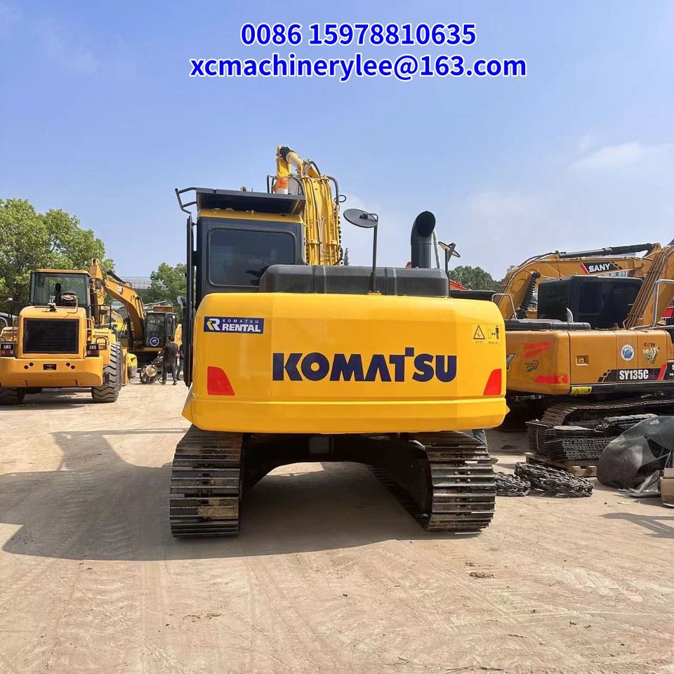 2024 Komatsu PC130 crawler excavator rear view 2024 Komatsu PC130 crawler excavator rear view