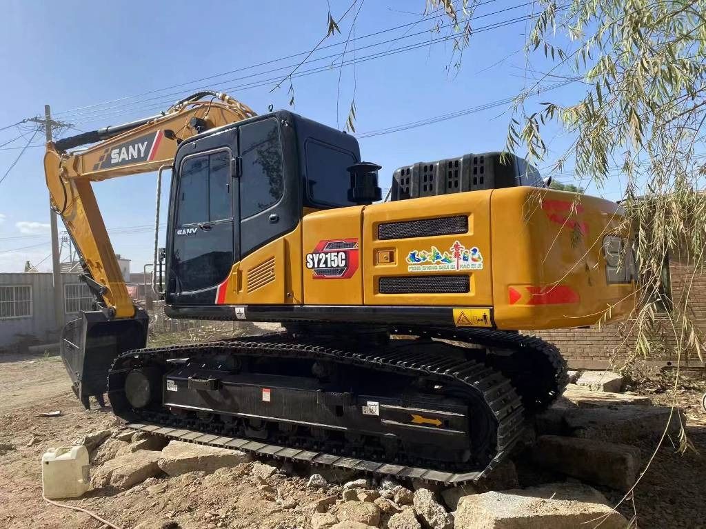 2024 Sany SY215C crawler excavator, side view