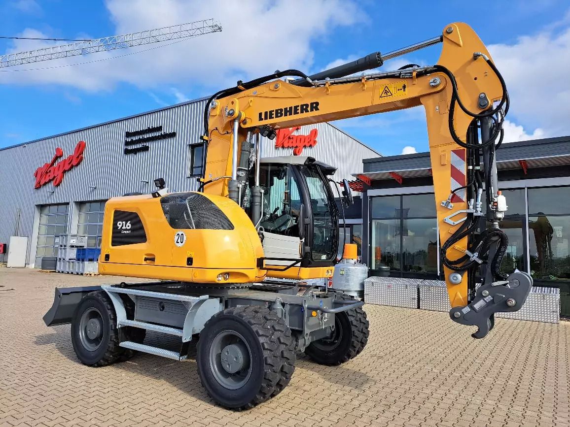 2023 Liebherr A916 Compact wheel excavator, side view
