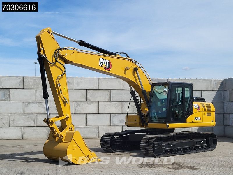 2025 Caterpillar 323D3 crawler excavator, side view 2025 Caterpillar 323D3 crawler excavator, side view