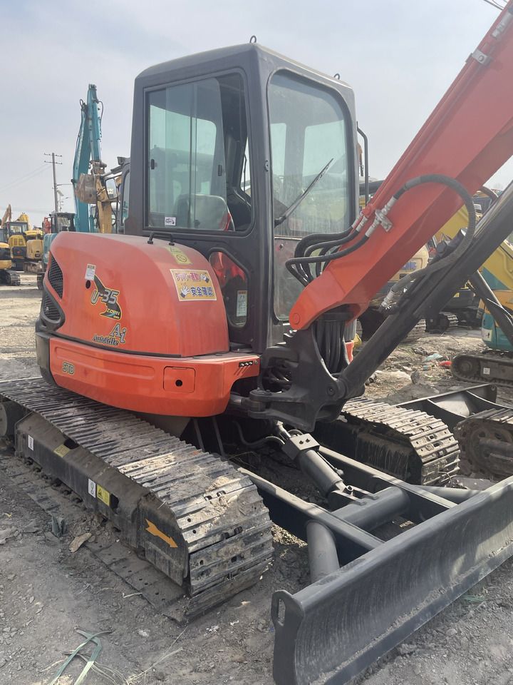 2023 Kubota U35 mini excavator, side profile view