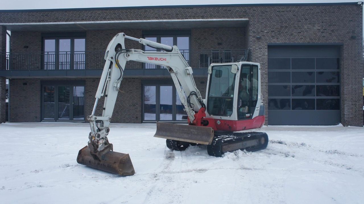 2012 Takeuchi TB250 mini excavator, side profile view