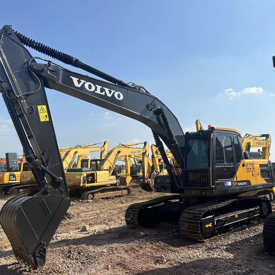 2022 Volvo EC210B crawler excavator, side view