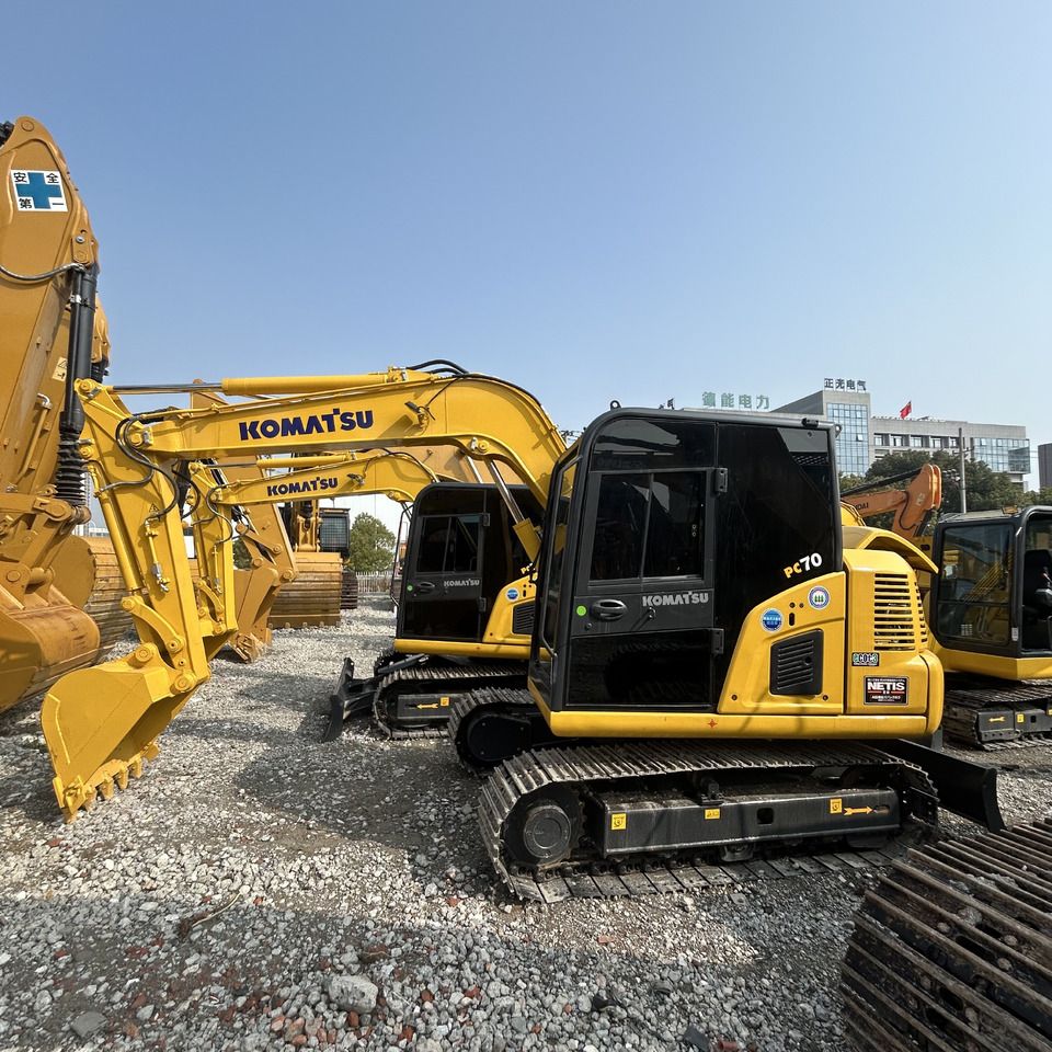 2024 Komatsu PC70-8 mini excavator, side profile view
