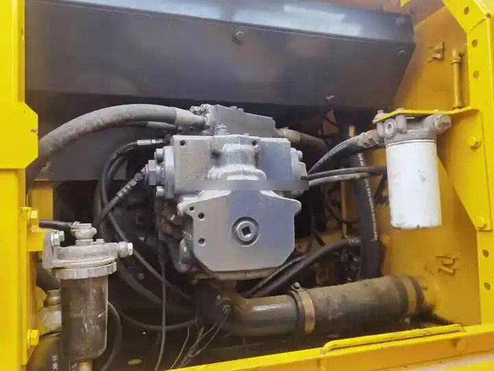 2020 Komatsu PC300-7 crawler excavator engine compartment view