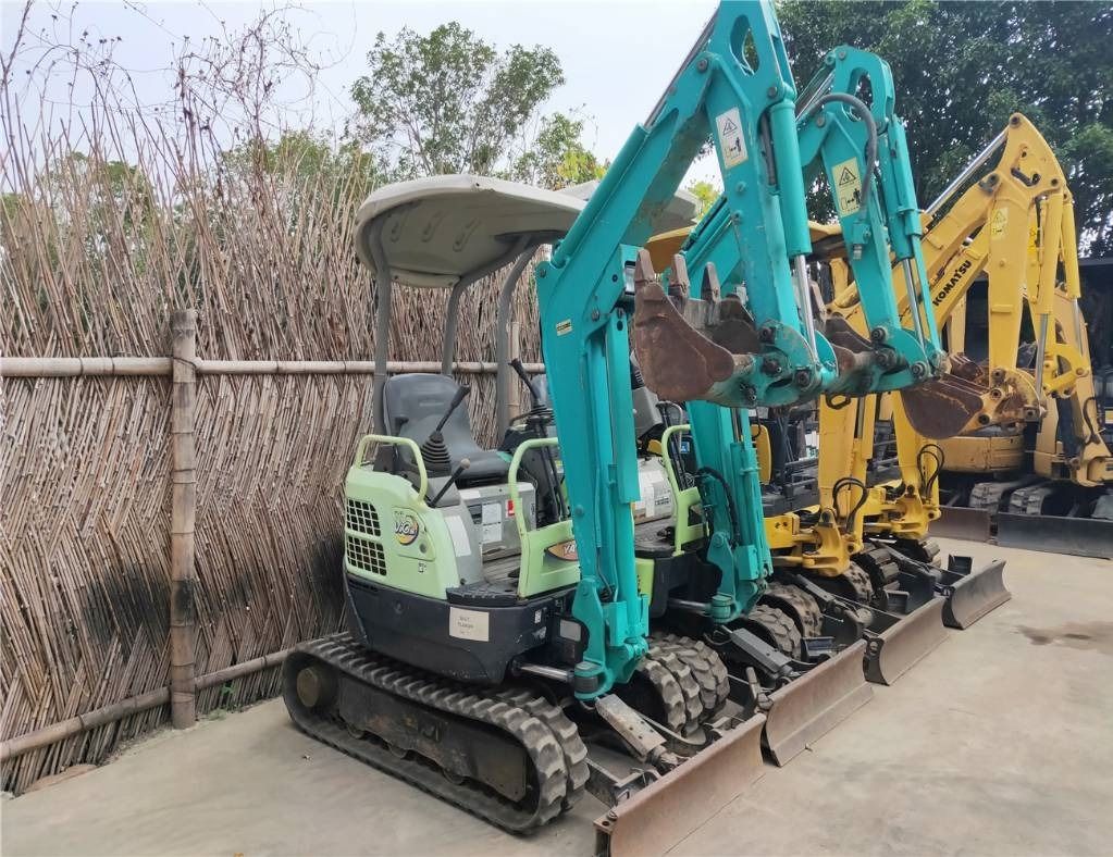 2023 Yanmar VIO15 mini excavator, side view 2023 Yanmar VIO15 mini excavator, side view