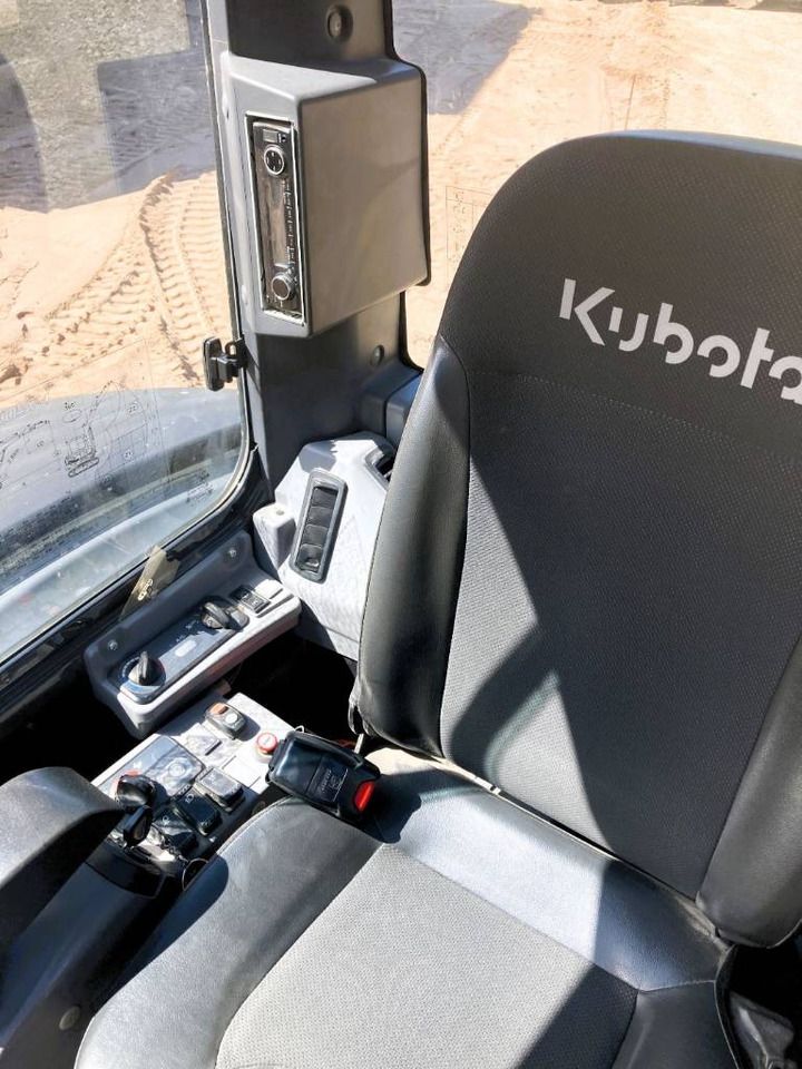 2020 Kubota KX057-4 mini excavator interior cab view 2020 Kubota KX057-4 mini excavator interior cab view