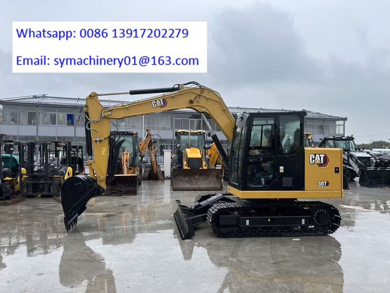 2026 Caterpillar 307 mini excavator side view