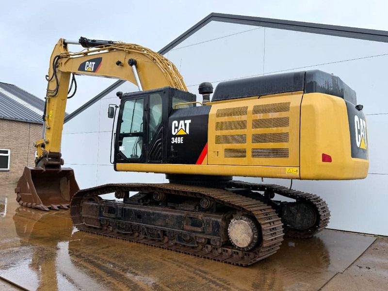 2013 Caterpillar 349E crawler excavator, side view
