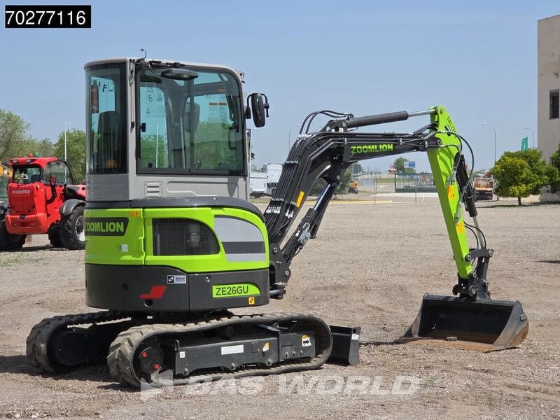 2024 Zoomlion ZE26GU mini excavator, side view 2024 Zoomlion ZE26GU mini excavator, side view