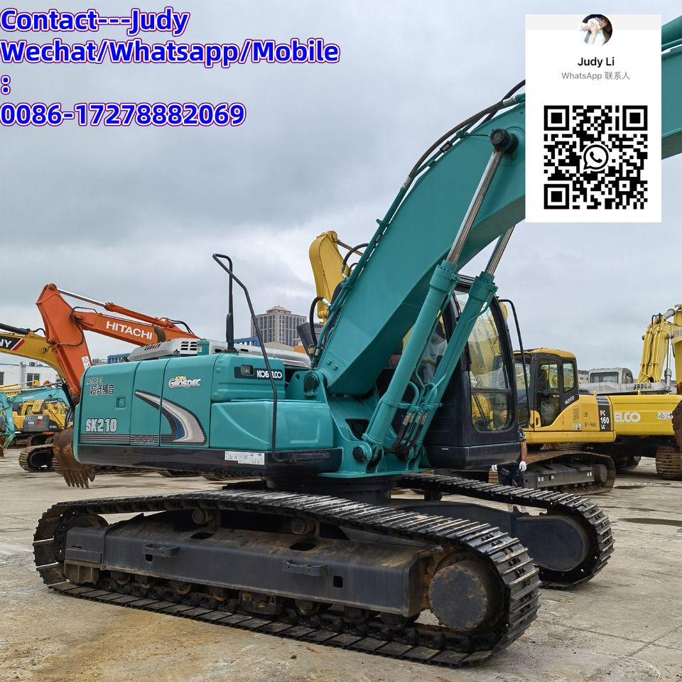 2021 Kobelco SK210-8 crawler excavator, side view
