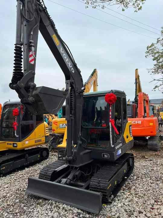 2023 Volvo EC60D crawler excavator, front three-quarter view