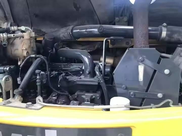 2023 Komatsu PC78US-6 mini excavator engine compartment view 2023 Komatsu PC78US-6 mini excavator engine compartment view