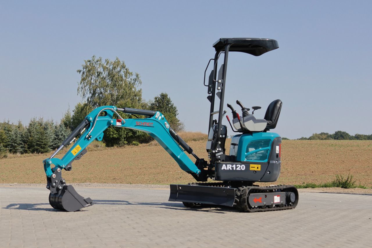 2025 Schmidt AR120 mini excavator side view