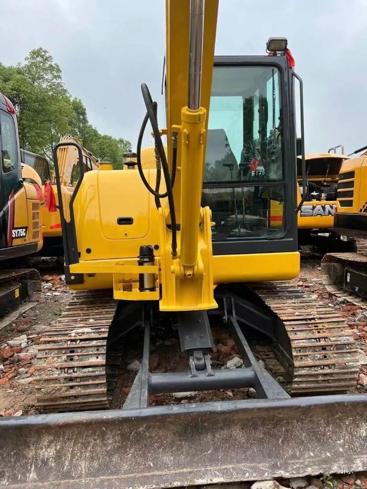2022 Komatsu PC56-7 mini excavator, front view 2022 Komatsu PC56-7 mini excavator, front view