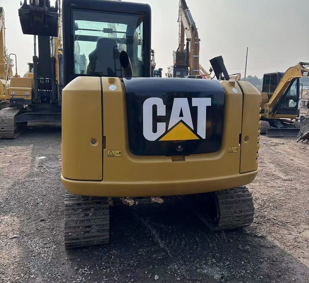 Caterpillar 306E Mini Excavator, rear view Caterpillar 306E Mini Excavator, rear view