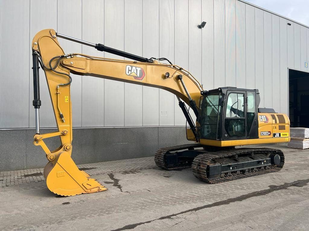 2025 Caterpillar 320D3 paletli ekskavatör, yandan görünüm 2025 Caterpillar 320D3 paletli ekskavatör, yandan görünüm
