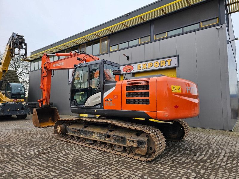 2022 Hitachi Zaxis 210LC crawler excavator, rear three-quarter view