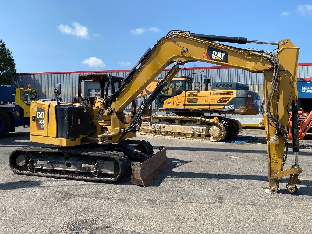 2019 Caterpillar 308C crawler excavator, side profile view