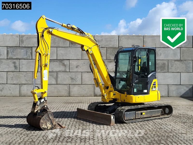 2024 Komatsu PC55MR-5 mini excavator, side view