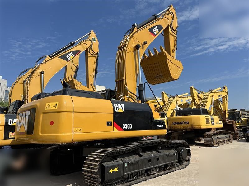2022 Caterpillar 336D crawler excavator, rear three-quarter view 2022 Caterpillar 336D crawler excavator, rear three-quarter view