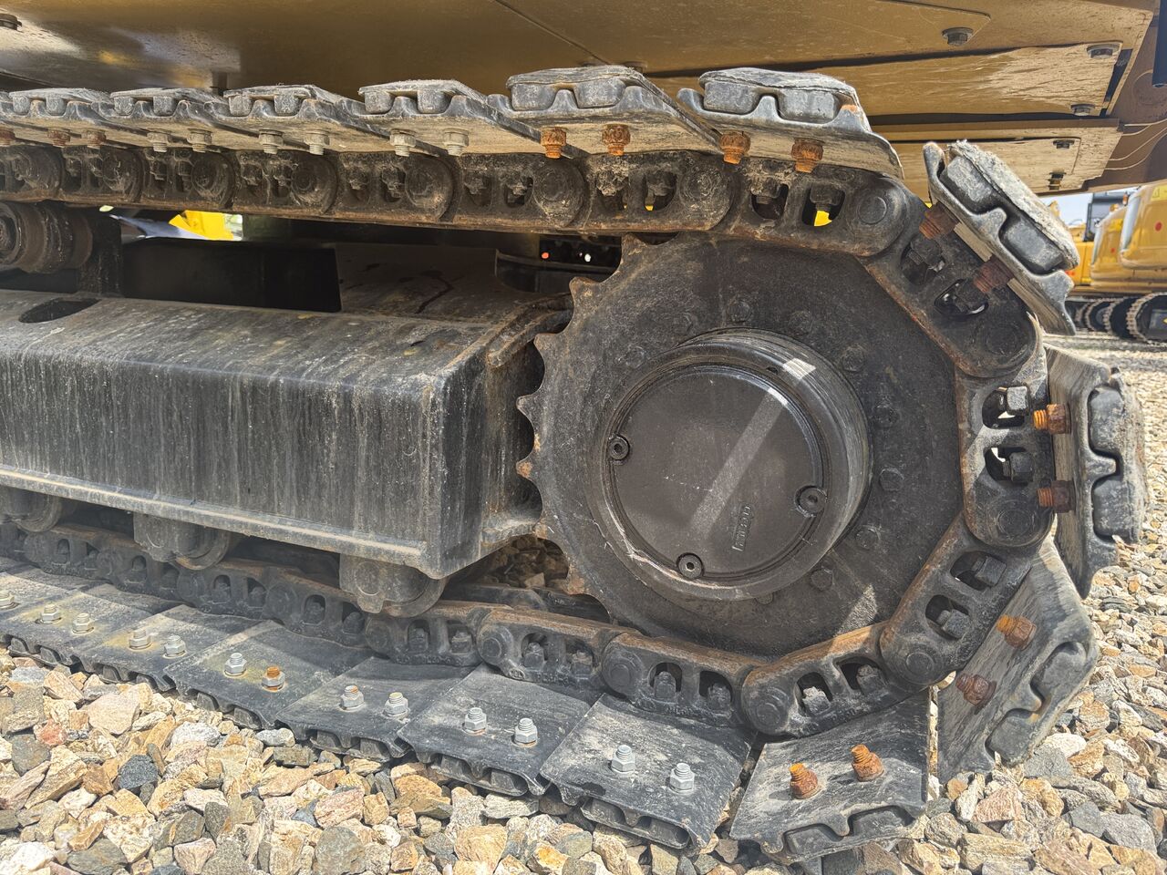 2024 Caterpillar 308E2 mini excavator track assembly detail