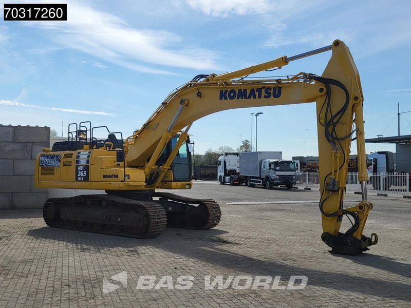 2017 Komatsu HB365 NLC-3 crawler excavator, rear three-quarter view 2017 Komatsu HB365 NLC-3 crawler excavator, rear three-quarter view
