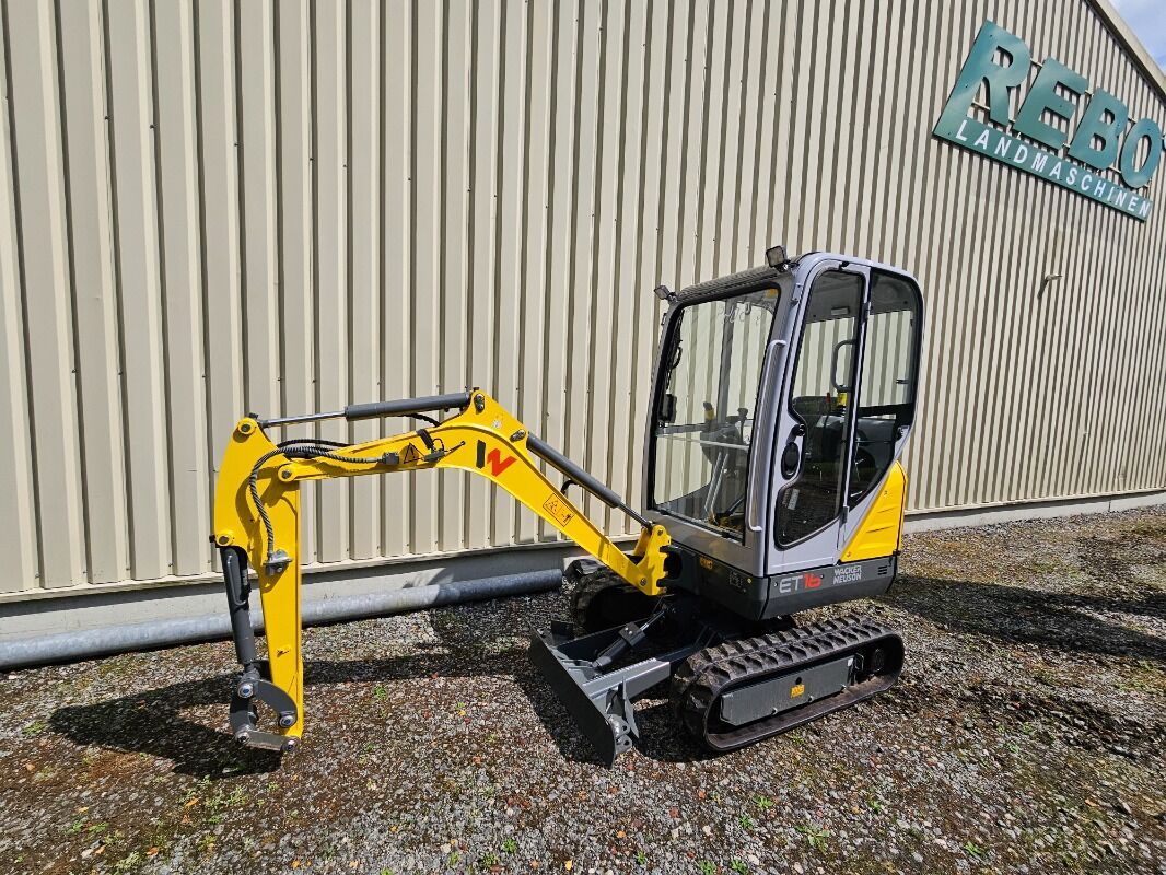 2023 Wacker Neuson ET16 mini excavator, side view 2023 Wacker Neuson ET16 mini excavator, side view