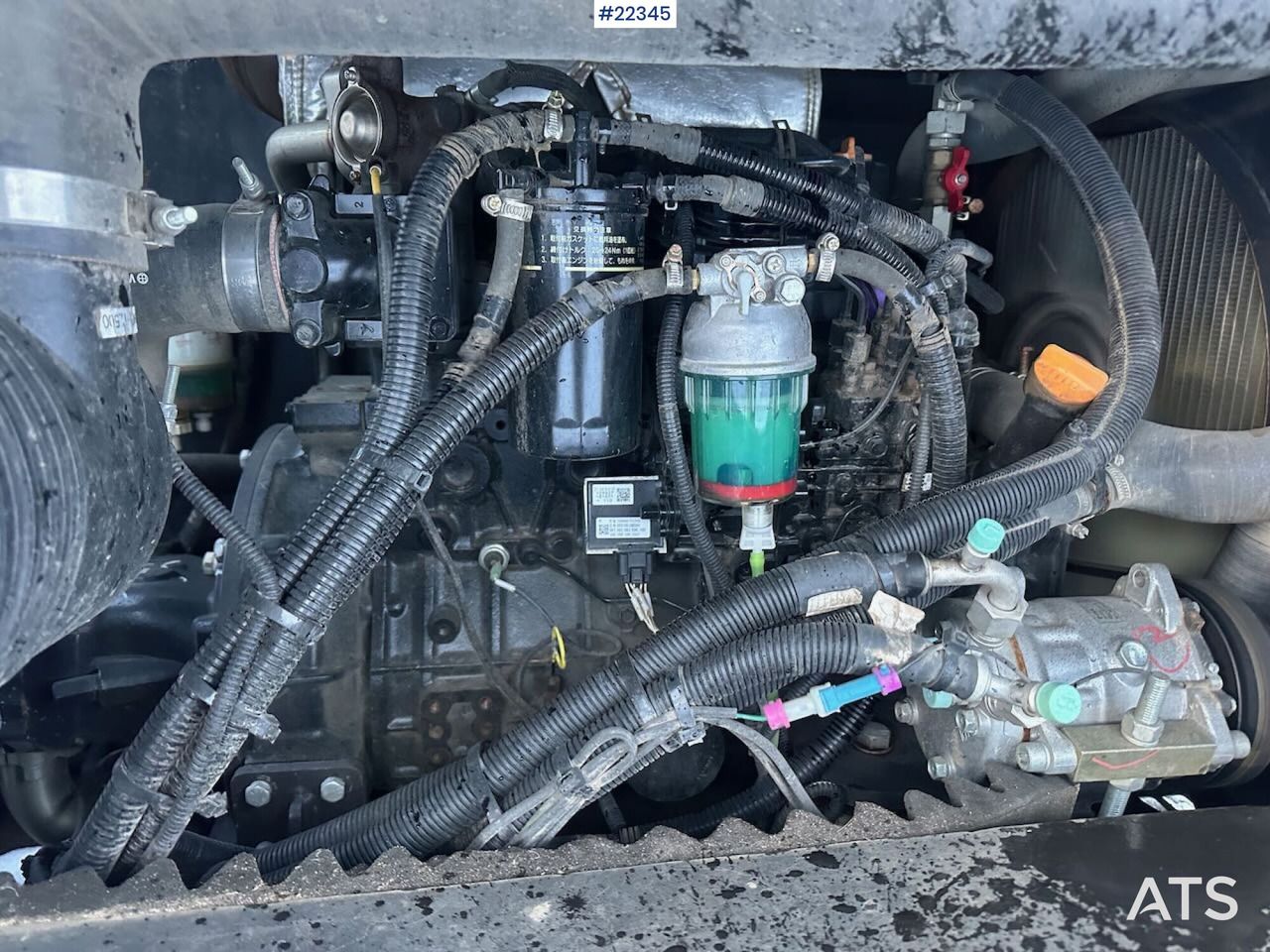 2022 Hardlife HE80 crawler excavator engine compartment view 2022 Hardlife HE80 crawler excavator engine compartment view